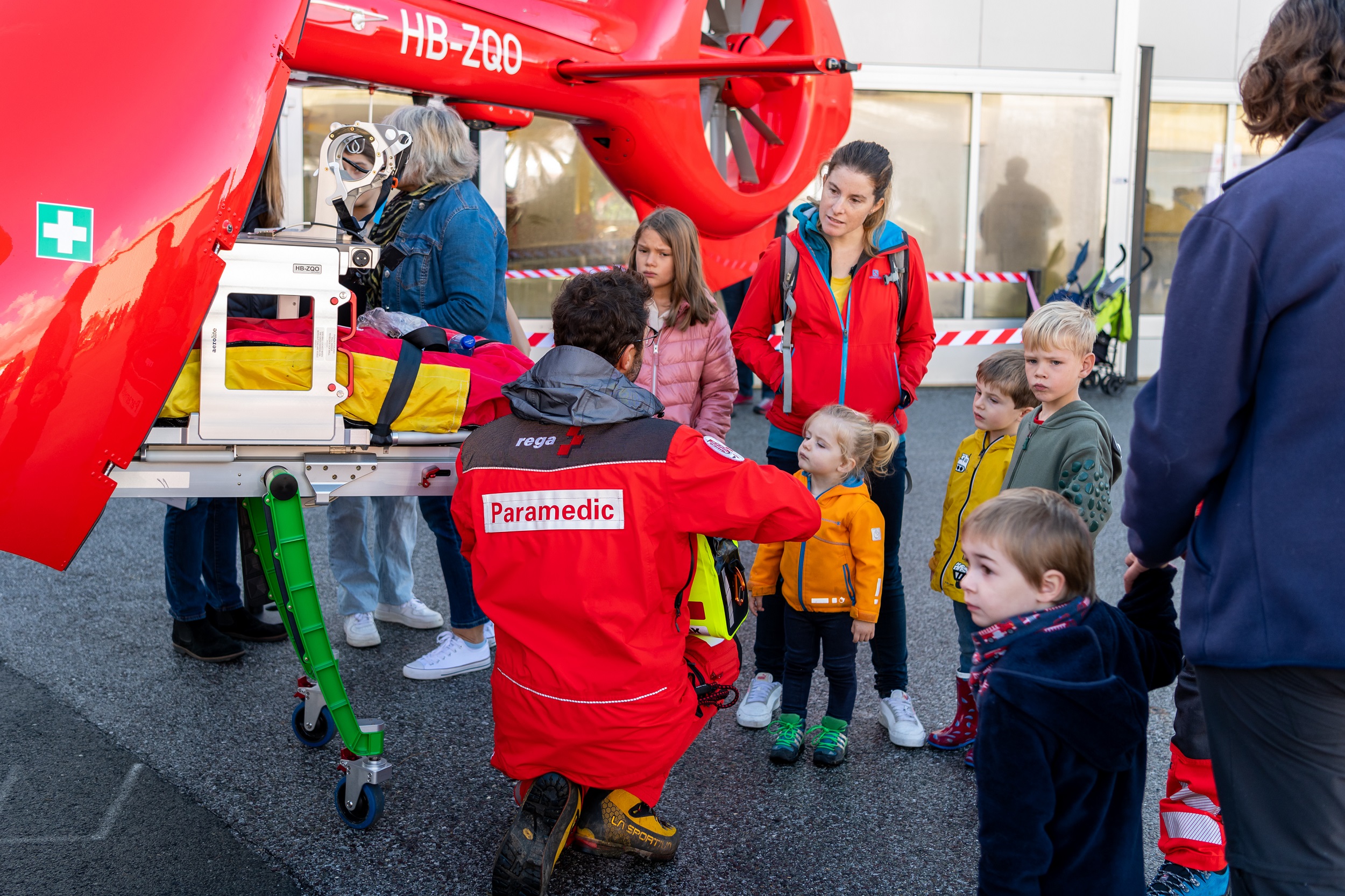Près de 5500 visiteurs aujourd'hui à la base de la REGA, à Sion